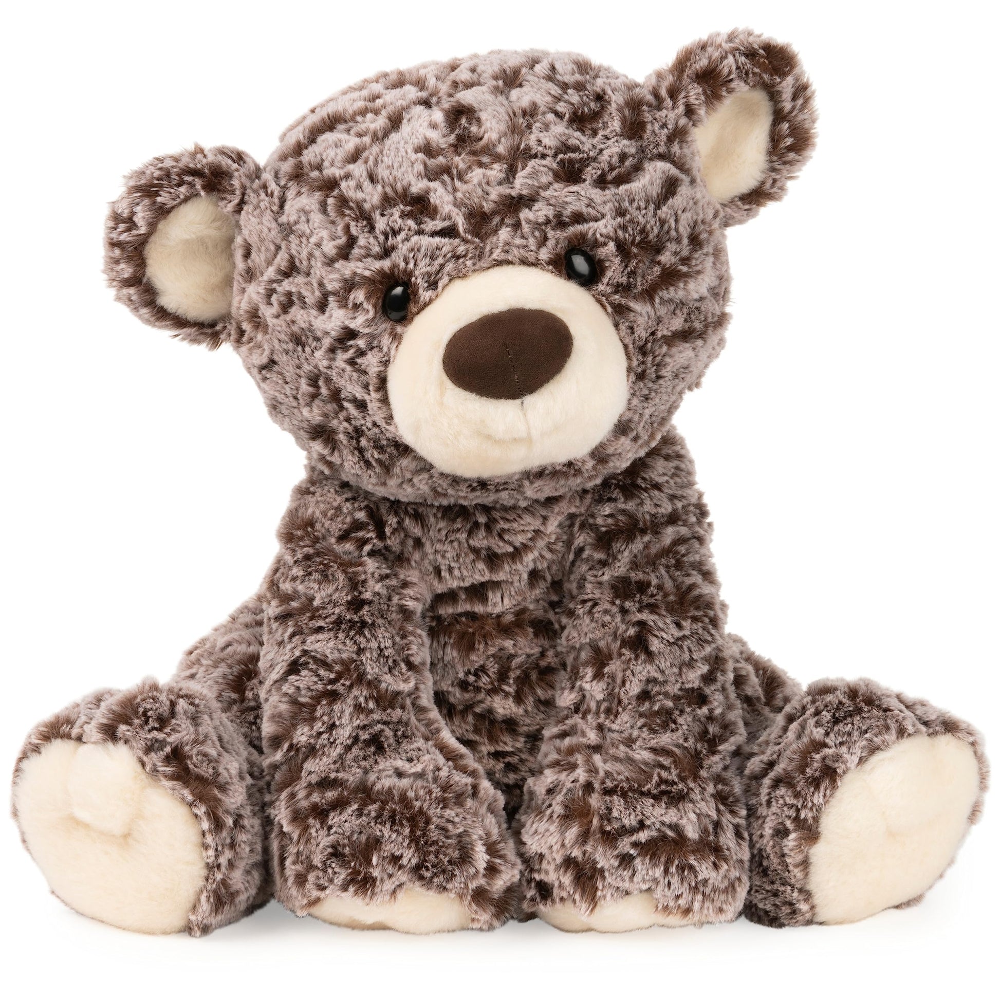 GUND Knuffle 12-Inch Two-Tone Brown Teddy Bear Plush Toy for Ages 0+
