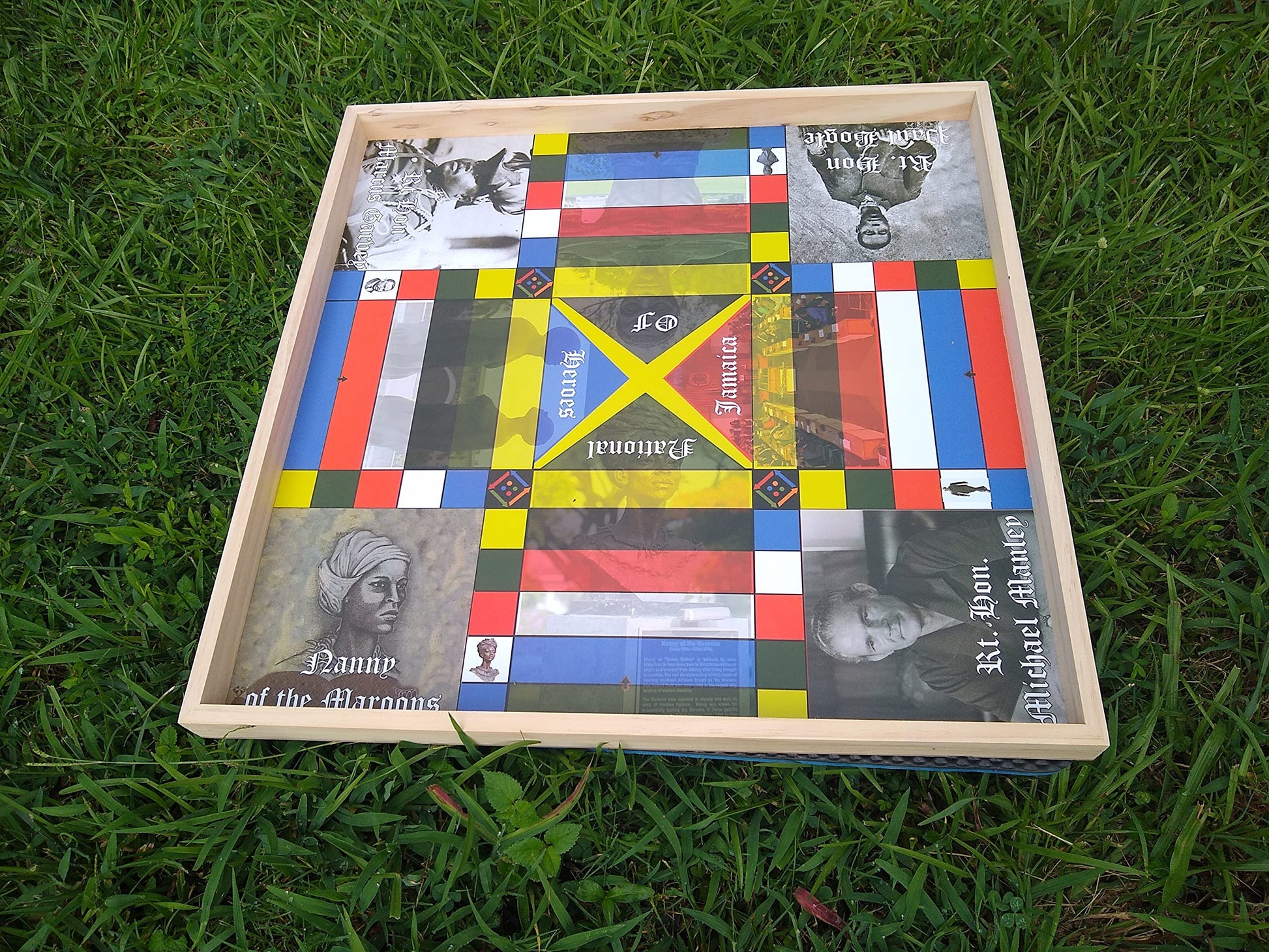Jamaican Ludo National Heroes Edition v2 - 24x24 Oversized Board Game | Family Game Night Fun | Easy Multi-Player Entertainment | Ludi, Ludy, Loodi