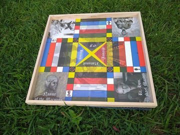 Jamaican Ludo National Heroes Edition v2 - 24x24 Oversized Board Game | Family Game Night Fun | Easy Multi-Player Entertainment | Ludi, Ludy, Loodi