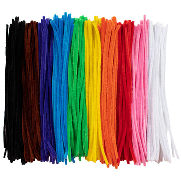 READY 2 LEARN Chenille Stems - Set of 324-10 Colors - Soft Pipe Cleaners - Art Supplies for DIY Crafts - 12 in. long