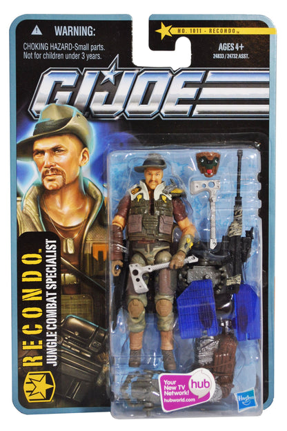 G.I. Joe Pursuit of Cobra 3 3/4 Inch Action Figure Jungle Assault Recondo
