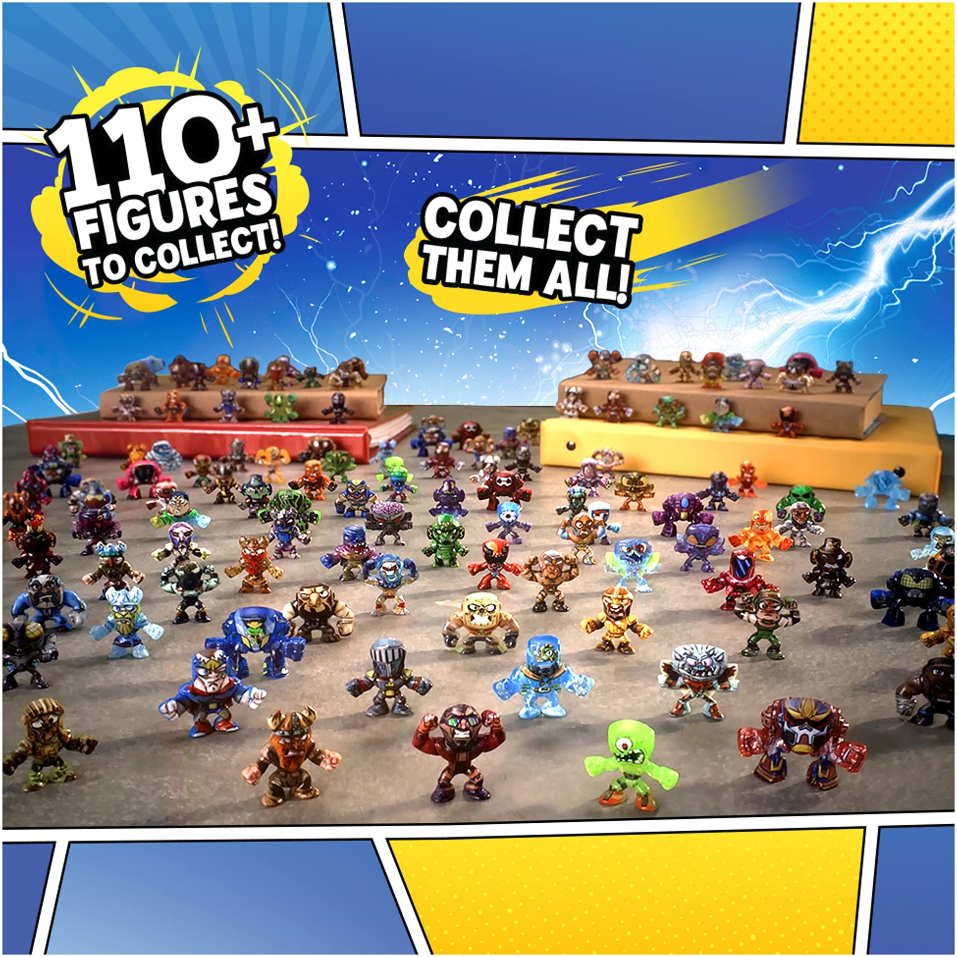 Million Warriors, 40-Pack Collectible Figures, Guaranteed Rare Warrior, Surprise Kids Toys for Boys and Girls Ages 5 and Up (Styles May Vary)