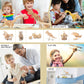 Puzzled Brachiosaurus LR 3D Natural Wood Puzzle