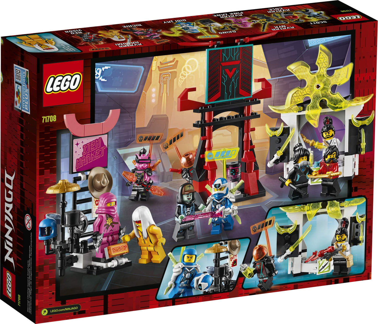 LEGO NINJAGO Gamer’s Market 71708 Ninja Market Building Kit (218 Pieces)