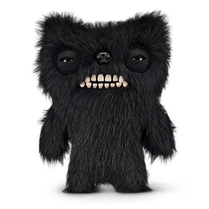 Fuggler Fart Face 9-inch Assortment Series 1 (Munch Munch - Black Long) by ZURU, Funny Ugly Monster Plush Toy