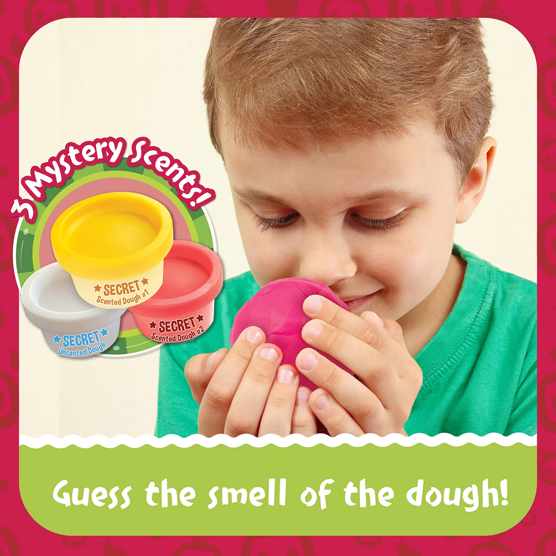 Cocomelon Kids Sensory Science Kit - 5 Experiments - Scented Dough, Textured Balls and Magnifier.