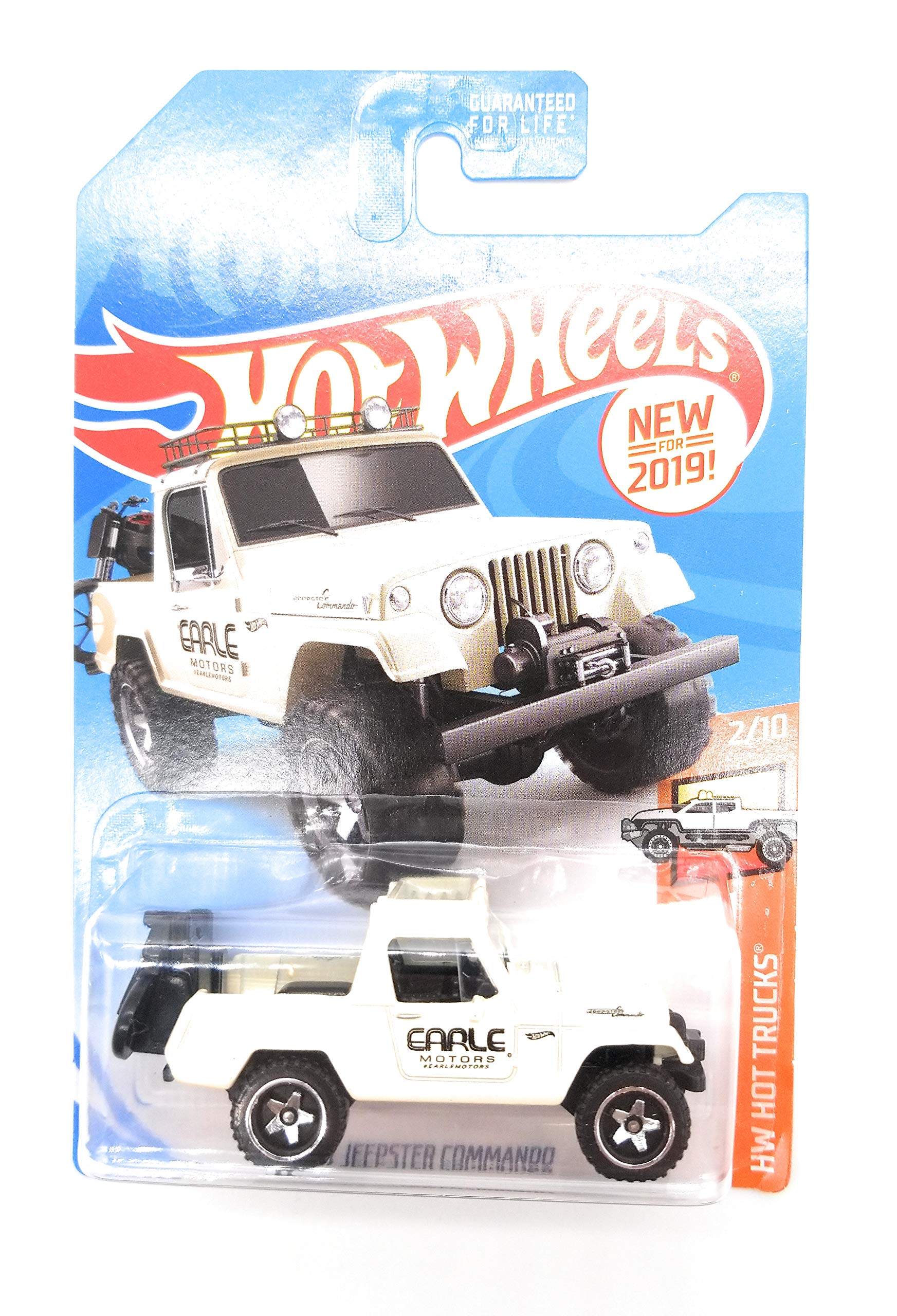 Hot Wheels 2019 HW Hot Trucks '67 Jeepster Commando 84/250, White