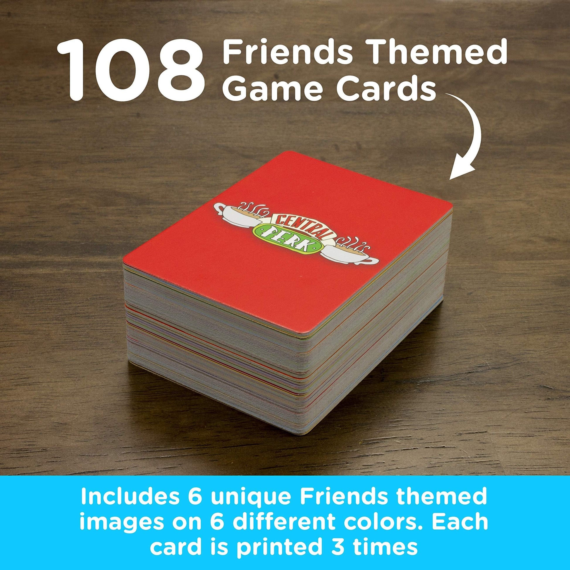 Aquarius Friends Memory Master Card Game - Fun Family Party Game for Kids, Teens & Adults - Entertaining Game Night Gift - Officially Licensed Friends