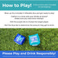 TMD Retail Giant Dice Drinking Game for Adults - Blow Up Dice PVC Inflatable and Reusable 2 Dice - 10" - Jumbo Dice for Indoor Outdoor Fun Games, Pool