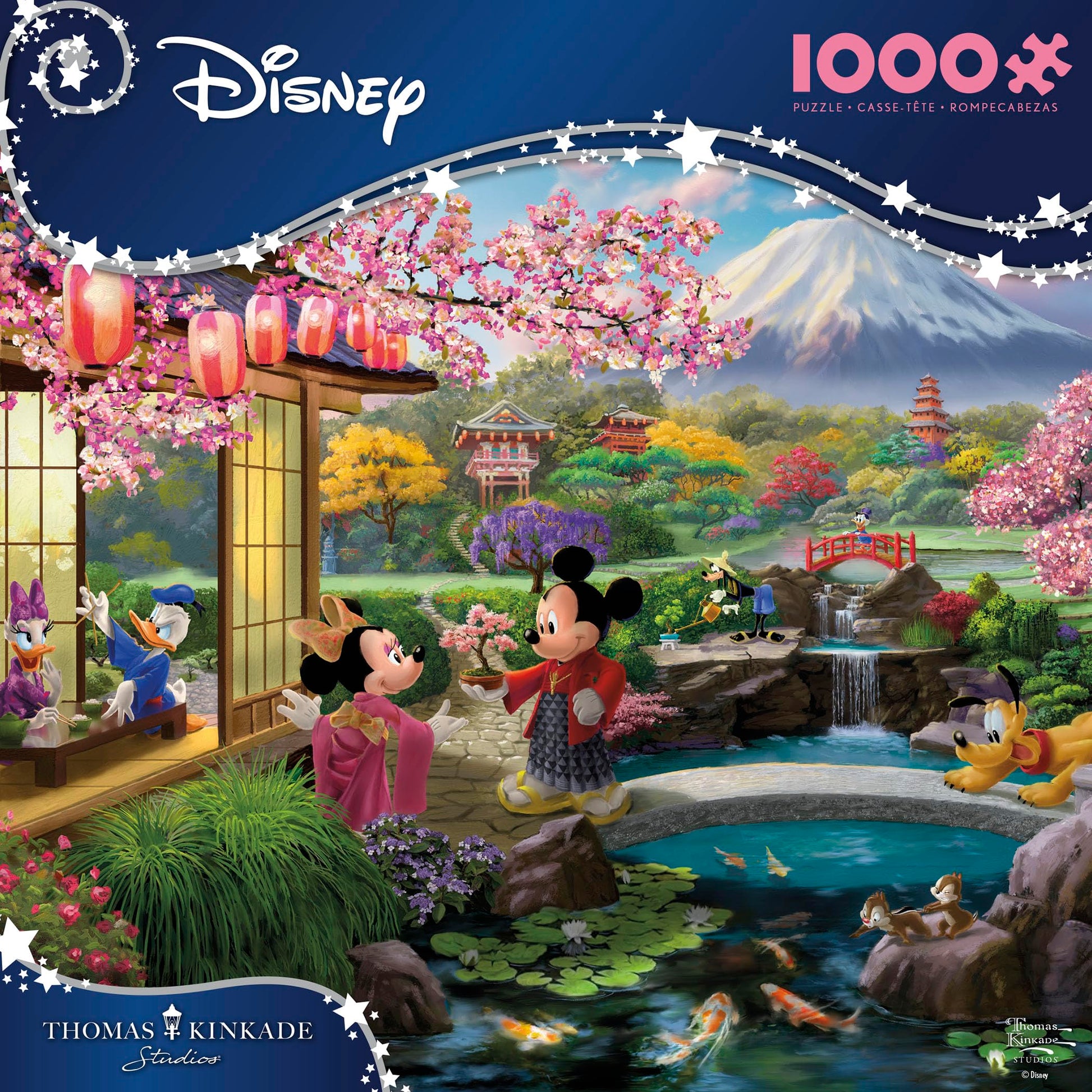 Ceaco - Thomas Kinkade Disney - Mickey and Minnie - 1000 Piece Puzzle