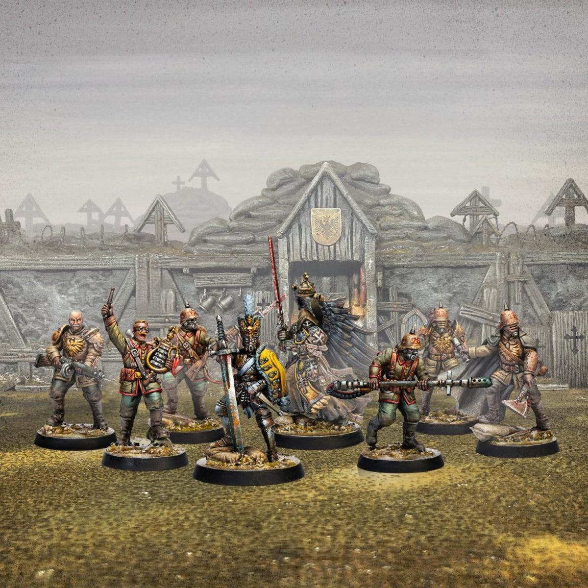 Archon Studio Trench Crusade Prussian Stosstruppen Warband Minatures Set for RPG and Tabletop Gaming, from