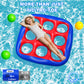 Hayiwel Pool Games Set- Tic-Tac-Toe Inflatable Pool Toys with 10 Balls Fun Summer Swimming Pool Party Beach Lawn Outdoor Camping Party Float Game