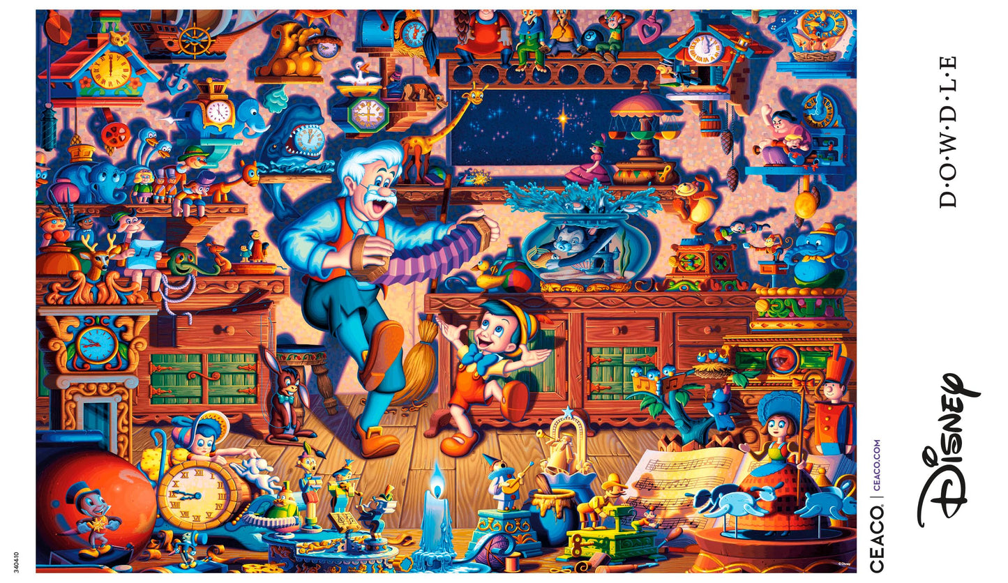 Ceaco - Eric Dowdle Pinocchio - 1500 Piece Jigsaw Puzzle for Adults