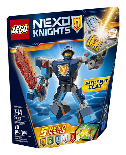LEGO Nexo Knights Battle Suit Clay 70362 Building Kit (79 Piece)