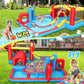 14.3FTx14.3FT Inflatable Bounce House Water Slide for Kids with 520W Blower