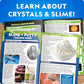 NATIONAL GEOGRAPHIC Mega Science Kit - Glow in The Dark Lab with Crystal Growing Kit, Slime Making, Glowing Putty, and More Science Experiments, Slime