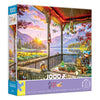 Ceaco - Dominic Davison Mountain Lake Cabin - 1000 Piece Puzzle for Adults