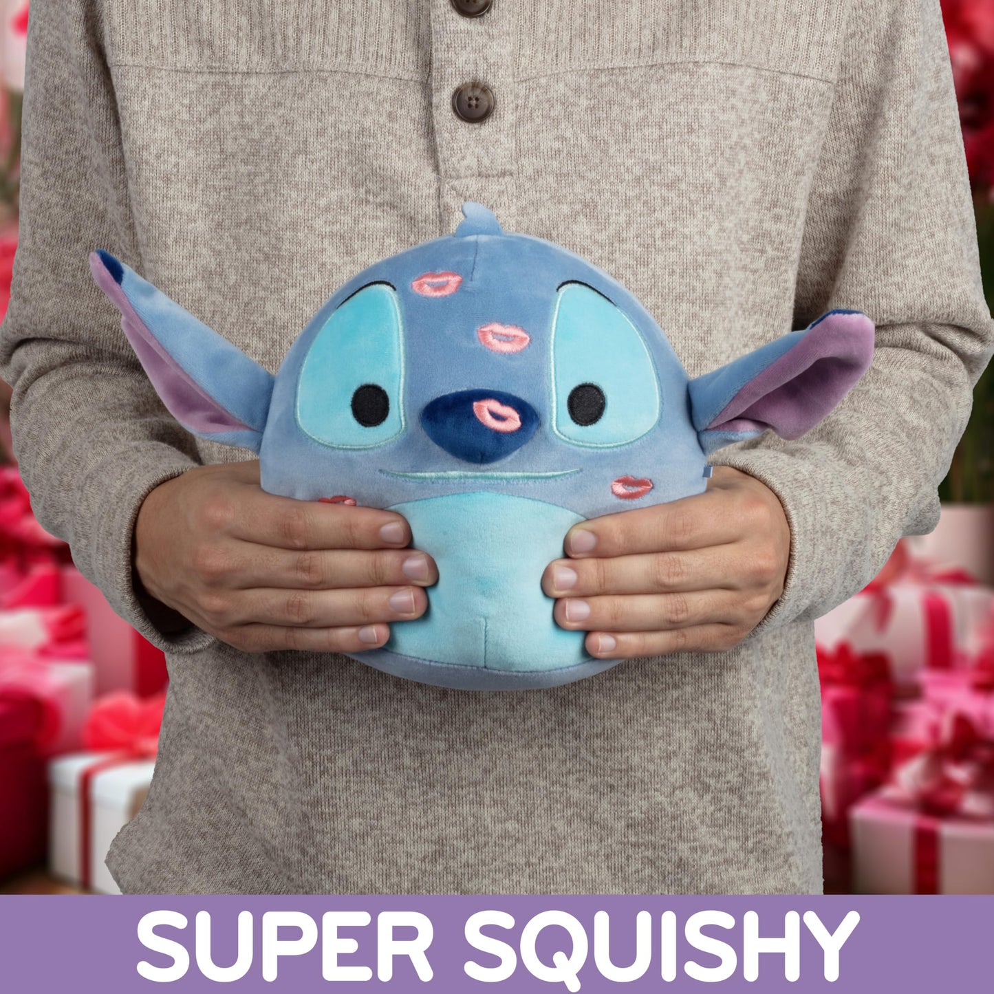Squishmallows 8-Inch Stitch - Official Jazwares Disney Movie Plush - Collectible Soft Squishy Stuffed Animal Toy - Gift for Kids, Girls, Boys
