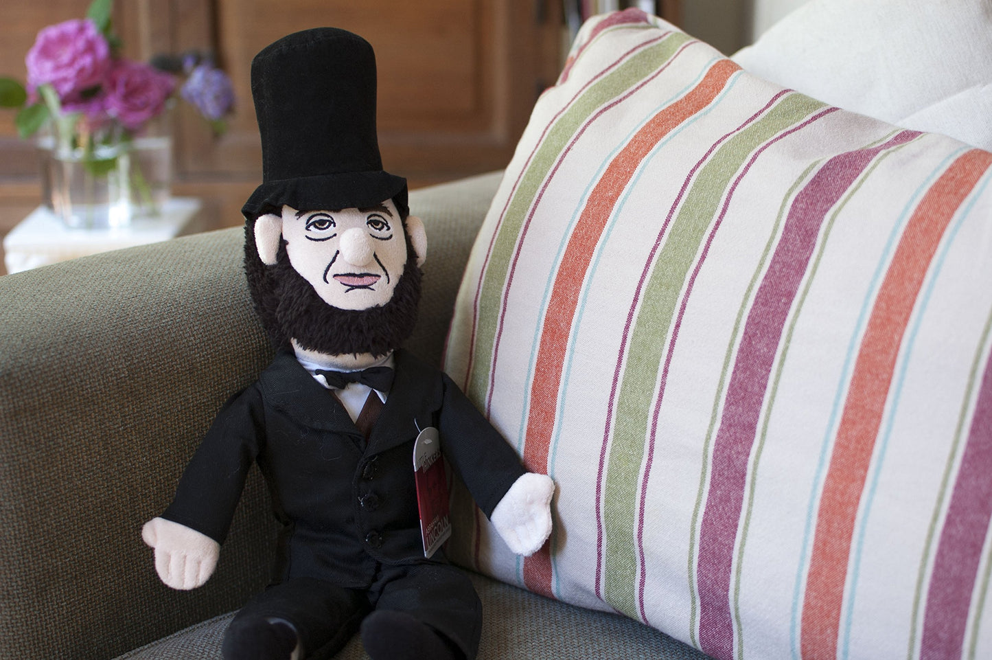 The Unemployed Philosophers Guild Abraham Lincoln Little Thinker - 12" Soft Stuffed Plush Doll