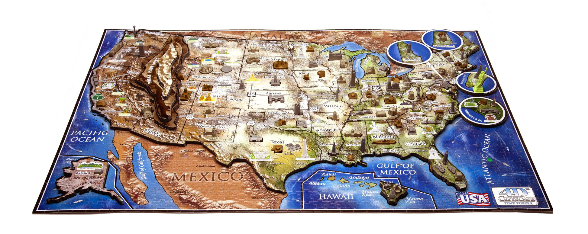 4D New York City Skyline Time Puzzle