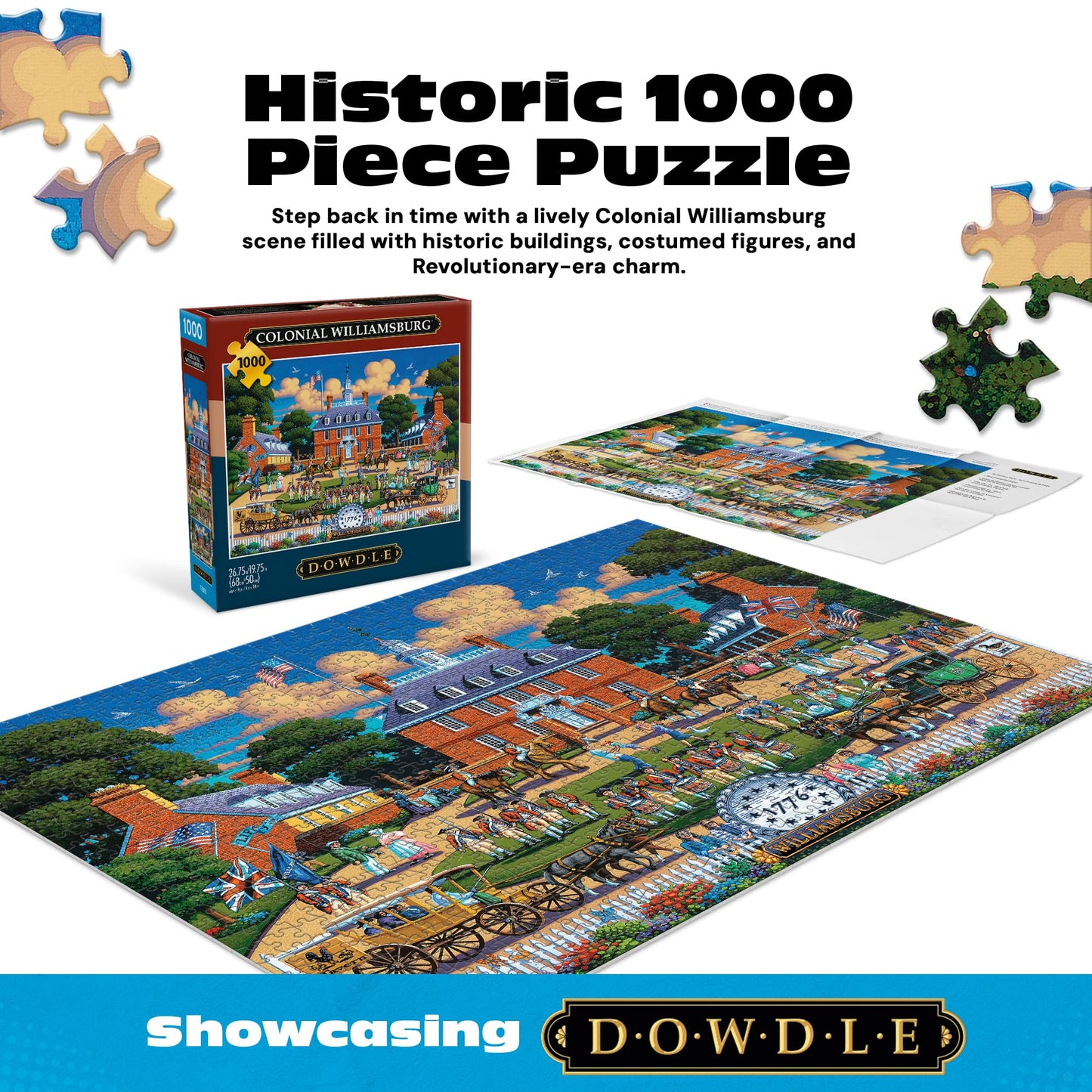 Buffalo Games - Eric Dowdle Colonial - 1000 Piece Jigsaw Puzzle for Adults