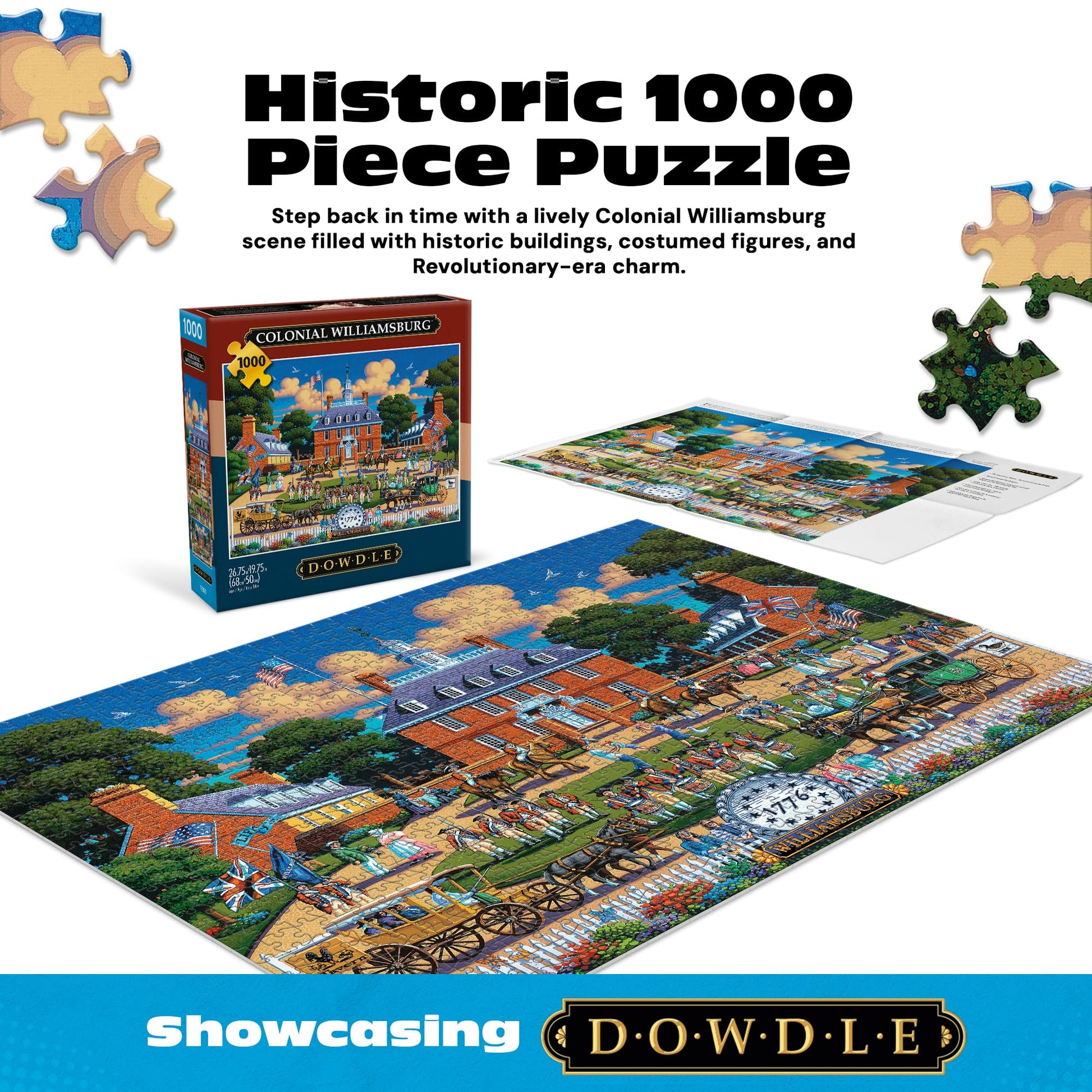 Buffalo Games - Eric Dowdle Colonial - 1000 Piece Jigsaw Puzzle for Adults