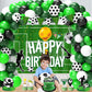jenlion Soccer Birthday Party Decorations, 120Pcs Kit with Tablecloth, Backdrop Banner, Cake Topper, Balloons, Centerpieces & More for Boy