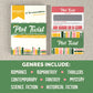 Blue Wasatch Games Plot Twist Season 2: 36 Book Recommendation Scratch Off Cards Across 8 Unique Fictional Genres. Gift for Couples, Book Clubs