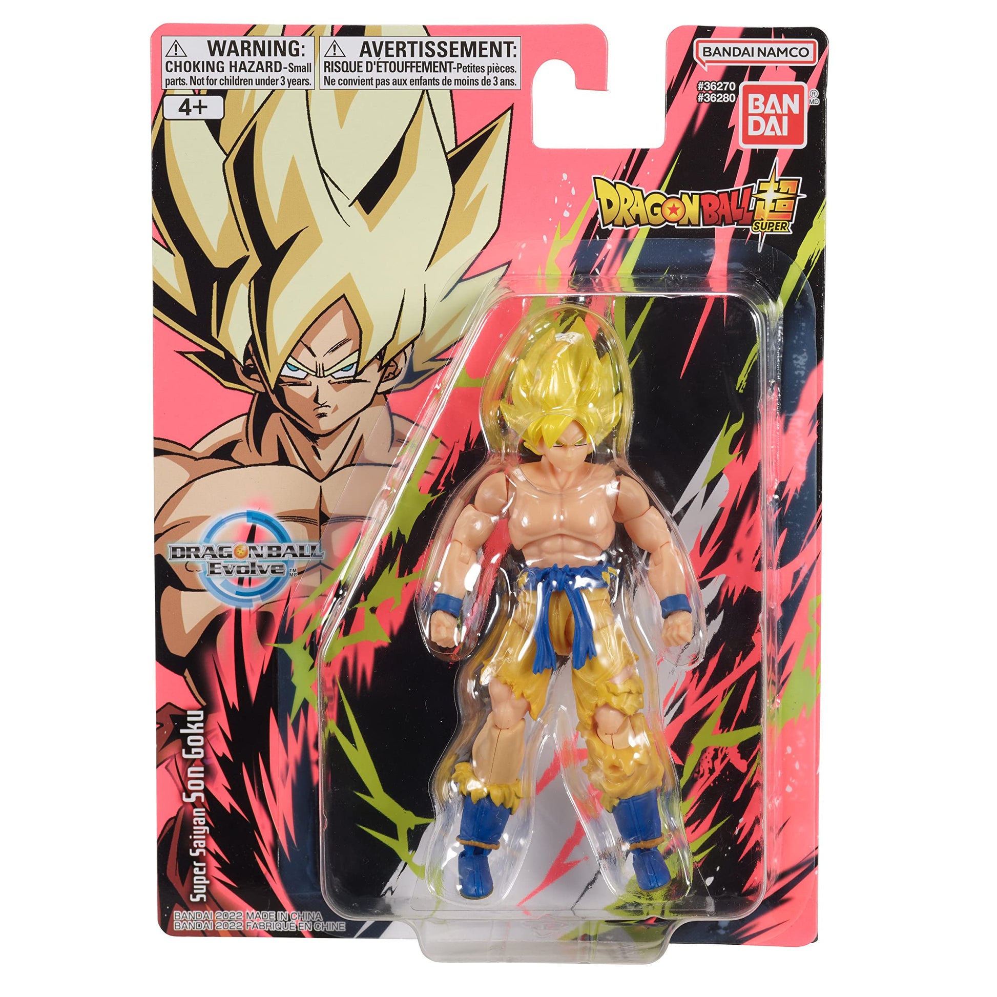 Bandai Namco - Dragon Ball Super - Super Saiyan Goku, Evolve 5 inch Action Figure
