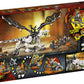 LEGO NINJAGO Skull Sorcerer’s Dragon 71721 NINJAGO Dragon Set Featuring Warrior Toy Figures (1,016 Pieces)