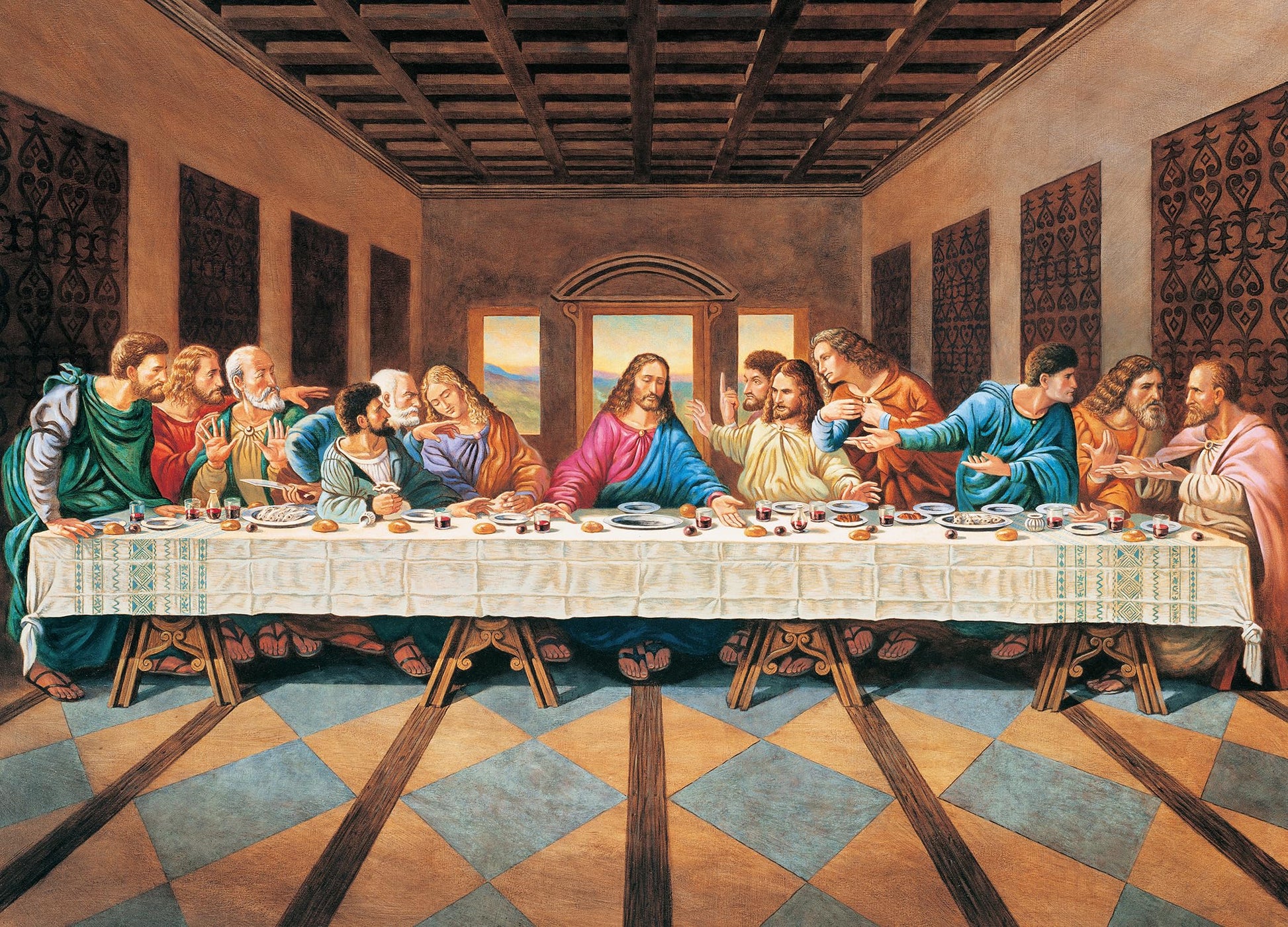 MasterPieces The Last Supper Jigsaw Puzzle 1000 Pieces - Challenging Puzzle - Adult