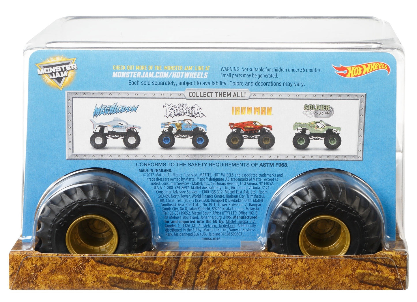 Hot Wheels Monster Jam 1: 24 Die-Cast Ironman Vehicle