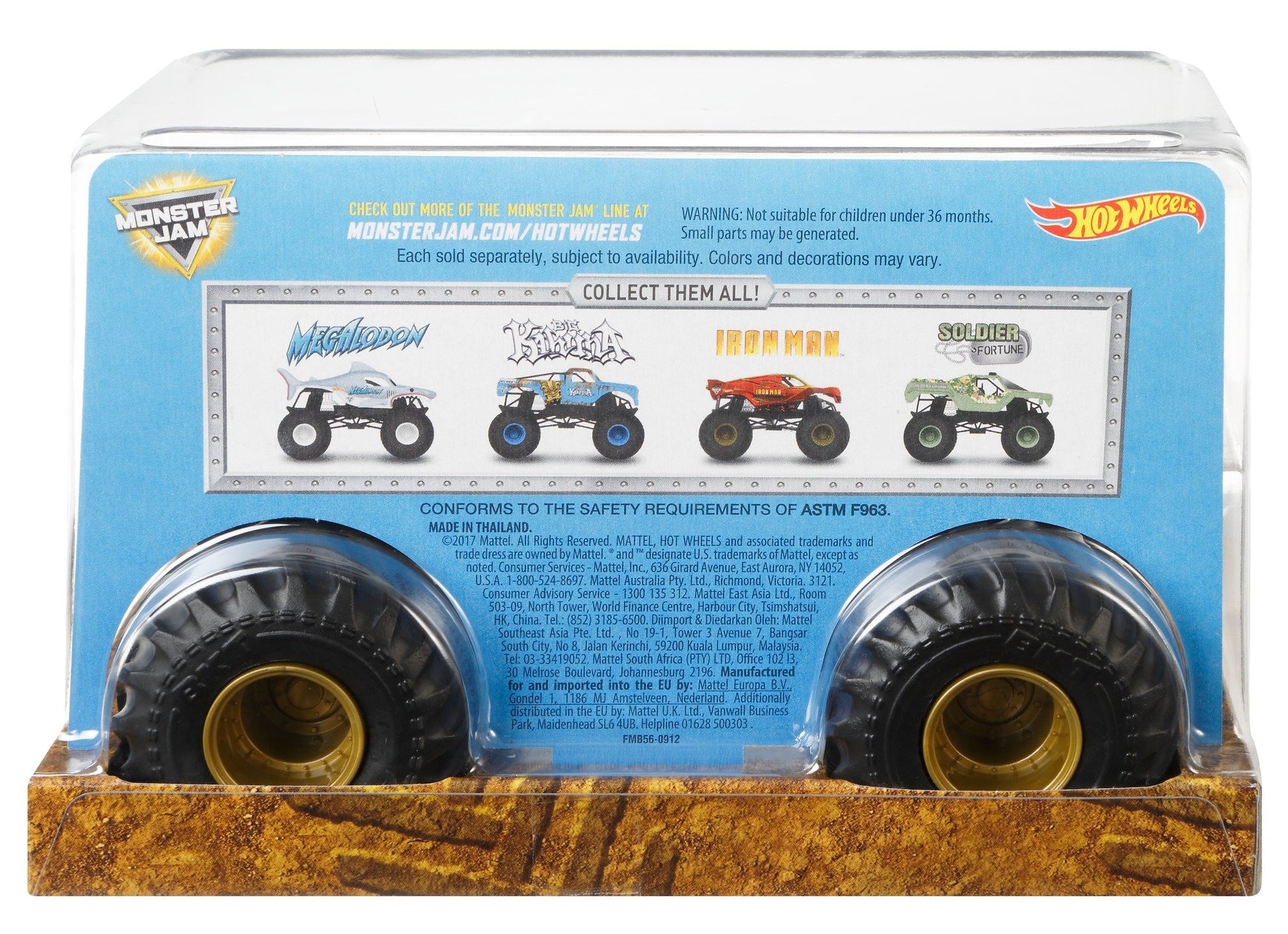 Hot Wheels Monster Jam 1: 24 Die-Cast Ironman Vehicle