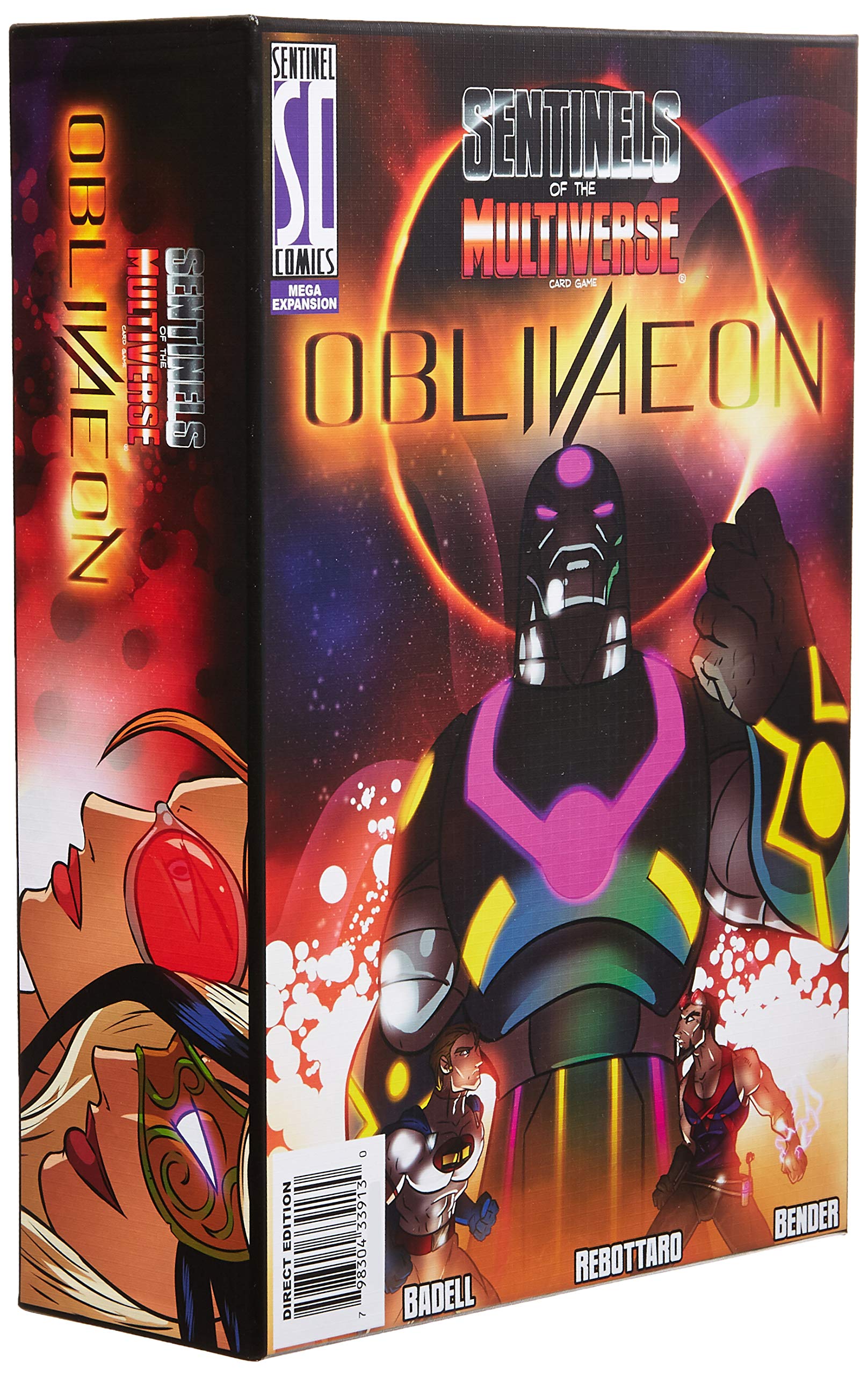 Greater Than Games | Sentinels of The Multiverse: Oblivaeon (Enhanced Edition) | Cooperative Strategy Board Game | 2 to 5 Players | 45 Minutes | Ages