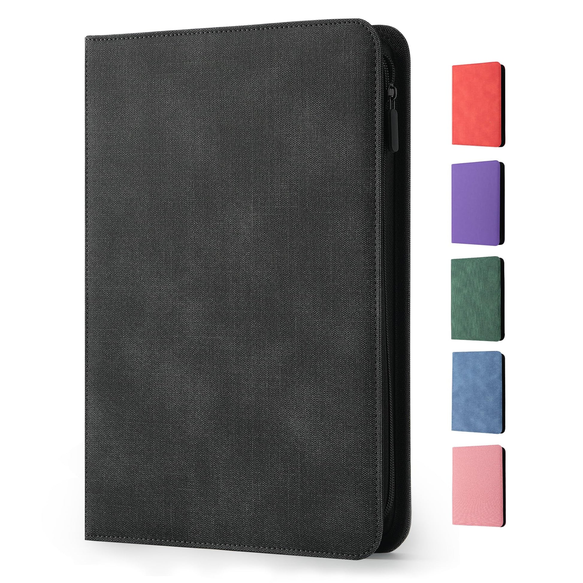 Coolbyl Card Binder 9 Pocket - Premium Card Collection Binder for 360 Cards, Durable Side-Loading Card Album with Zipper, Perfect for TCG, MTG, and