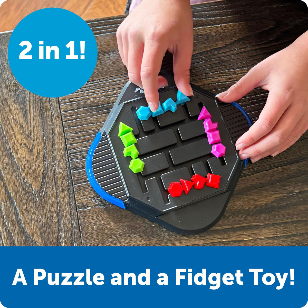 Learning Resources SlideMinder Brain Teaser Puzzle Game, Travel Gifts for Kids, Interactive STEM, Critical Thinking, Fine Motor Skills
