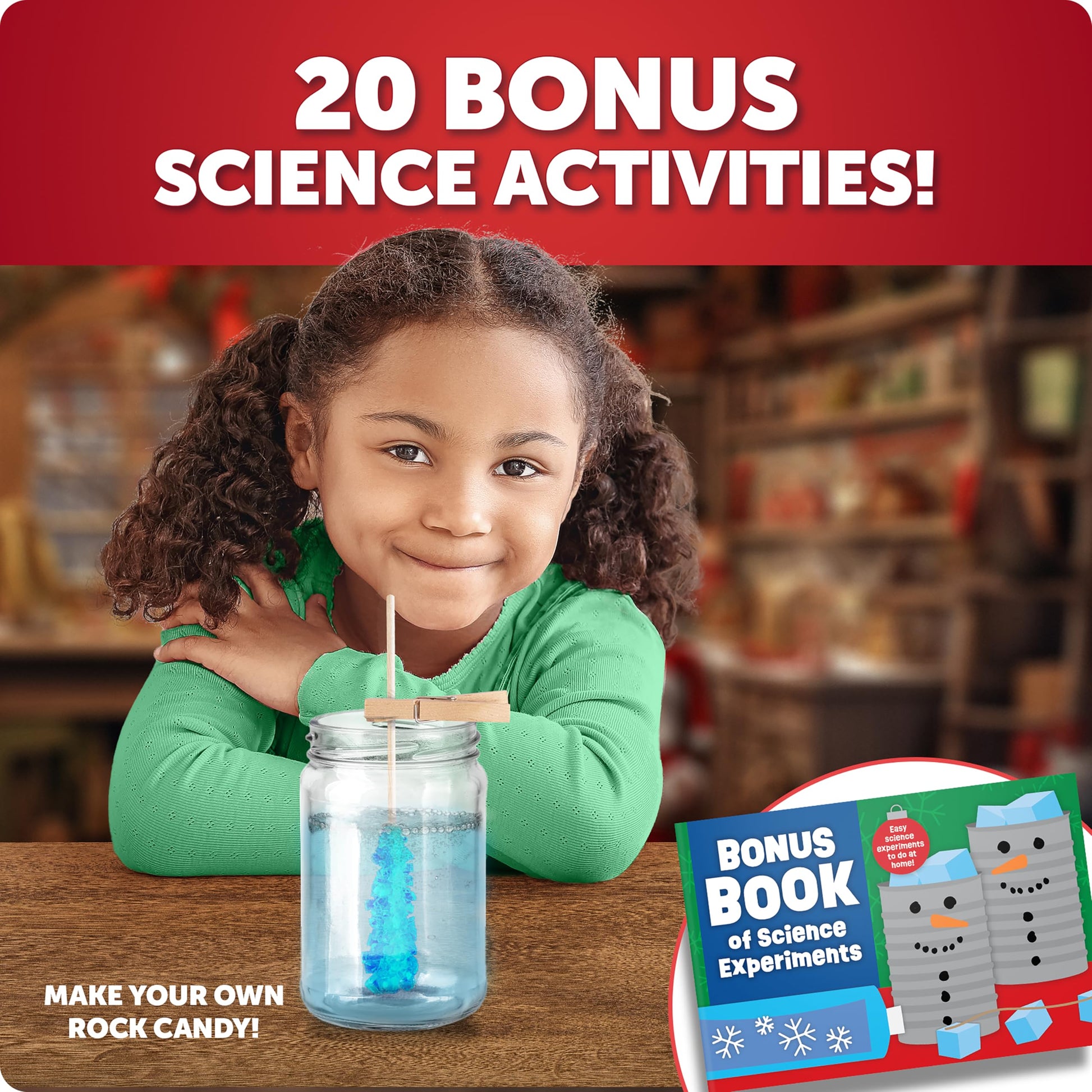 Blue Marble Santa's Christmas Science Workshop Kit for Kids Ages 8+