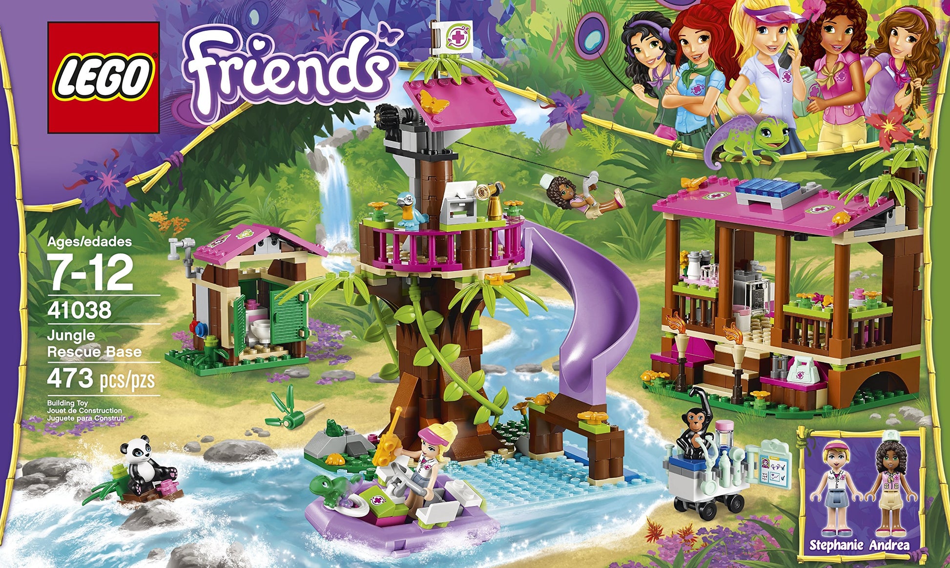 LEGO Friends Jungle Rescue Base 41038 Building Set