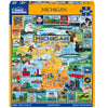 White Mountain Puzzles Best of Michigan - 1000 Piece Jigsaw Puzzle