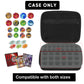 Minahao Toy Storage Box Compatible with Bakugan Battle Planet,BakuCores,Armored Alliance,Geogan Rising,Sponge is Pre-Slotted in Two Sizes,Compatible