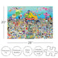 AQUARIUS Spongebob 25th Anniversary Bikini Bottom 1000 Piece Jigsaw Puzzle