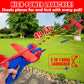 Kiddie Play Airplane Launcher Toy for Kids, 3 LED Foam Gliders & 20 Darts