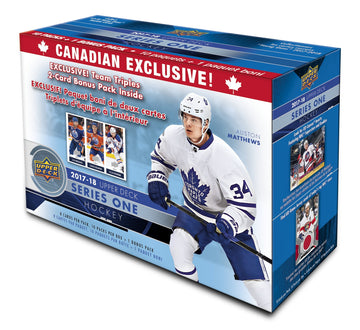 Upper Deck 2017-18 NHL Series 1 Team Triples Blaster Box
