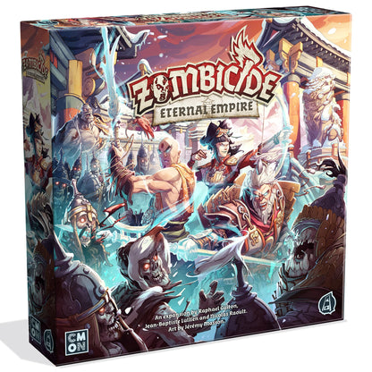Zombicide White Death: Eternal Empire Expansion - Harness Chi Power in a 10-Mission Campaign, Cooperative Strategy Game with Tabletop Miniatures, Ages