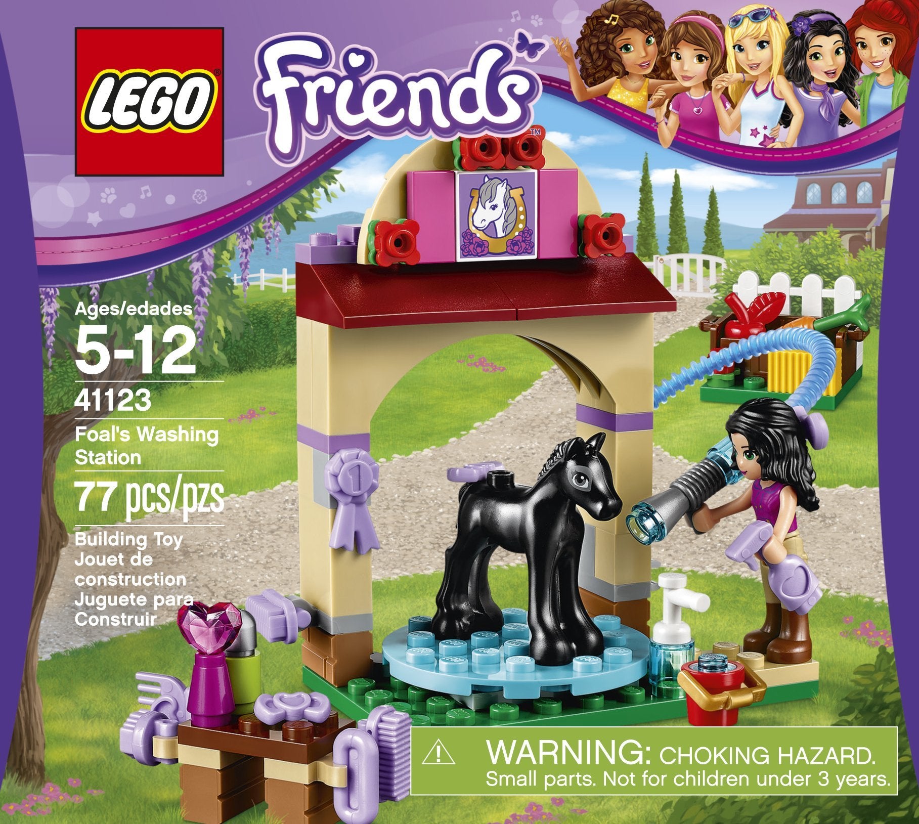 LEGO Friends 41123 Foal's Washing Station Building Kit (77 Piece)