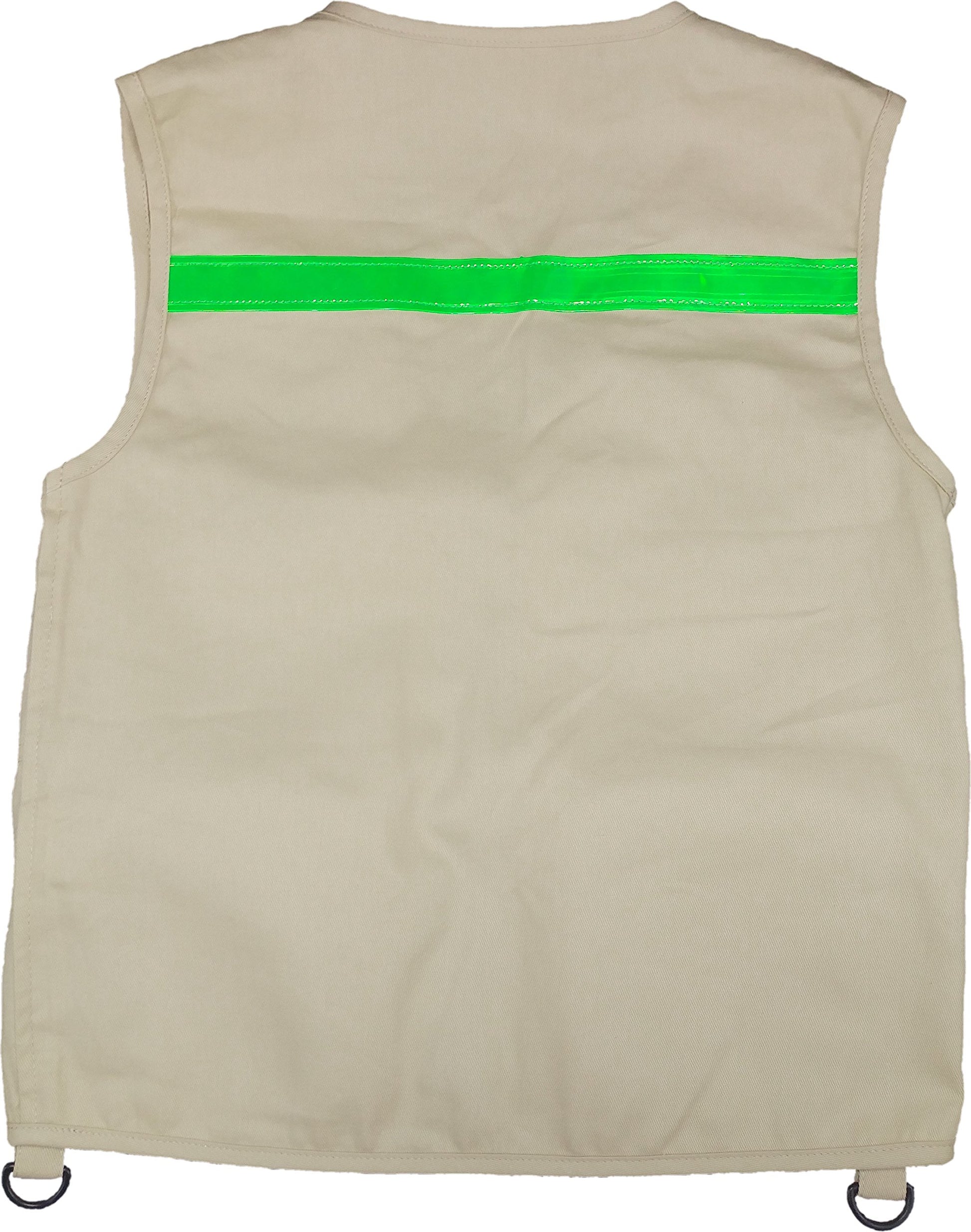 Combination Set: Eagle Eye Explorer Cargo Vest for kids with Reflective Safety Straps and 8x21 Magnification Binoculars with Soft Rubber Eye Piece