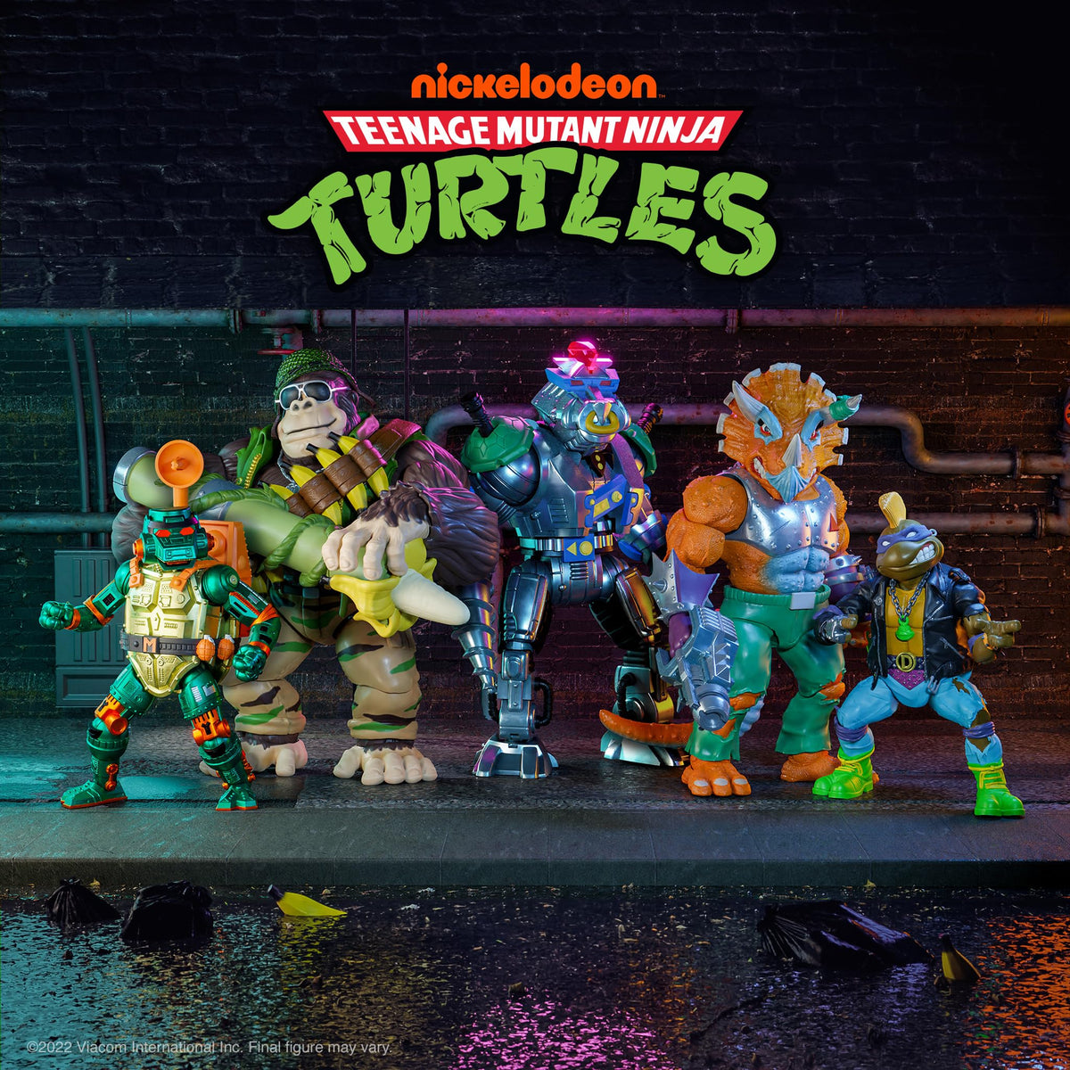 Super7 ULTIMATES! Teenage Mutant Ninja Turtles Robotic Bebop - 8" TMNT Action Figure with Accessories Classic Cartoon Collectibles