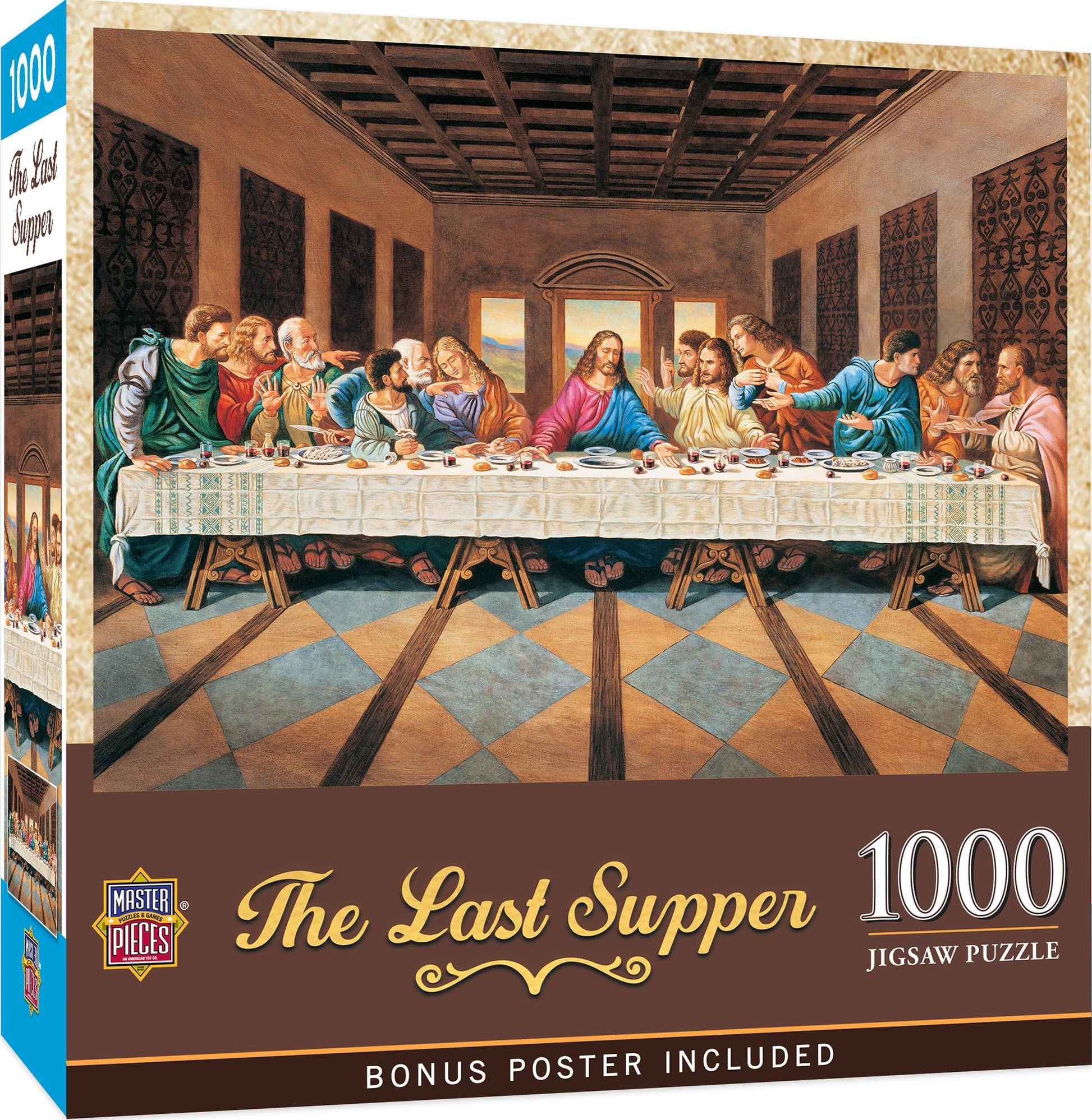 MasterPieces The Last Supper Jigsaw Puzzle 1000 Pieces - Challenging Puzzle - Adult