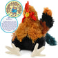 TigerHart Riley The Rooster - 8 Inch Chicken Stuffed Animal Plush
