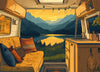 Snappy Puzzles Van Life Vibes | 1000-Piece Jigsaw Puzzle for Adults | Made in The USA with Satin Finish